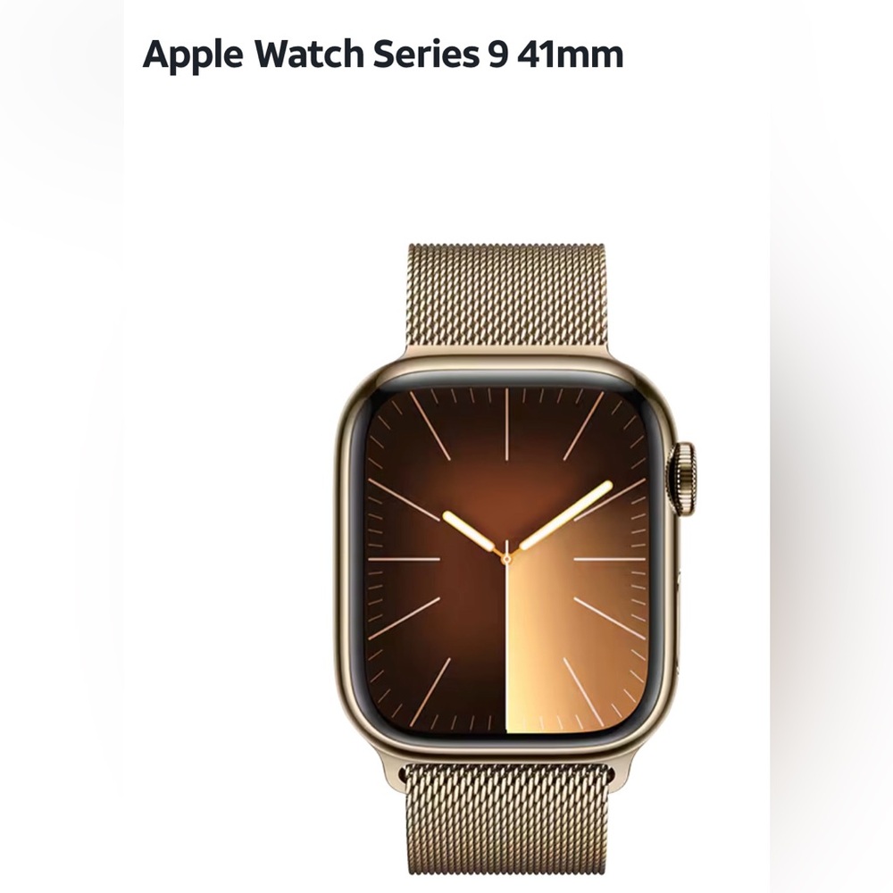 Apple Watch Series 9 - 41mm - 64 GB - Gold with Cellular + Blood Oxygen App